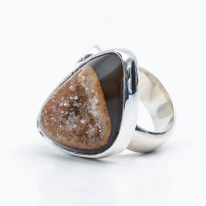 Semi Precious Stone Ring in Sterling Silver