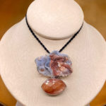 Semi Precious Stone Pendant in Sterling Silver 925