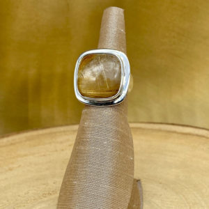 Semi Precious Stone Ring in Sterling Silver 925